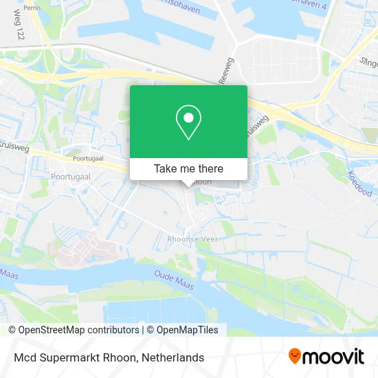 Mcd Supermarkt Rhoon map