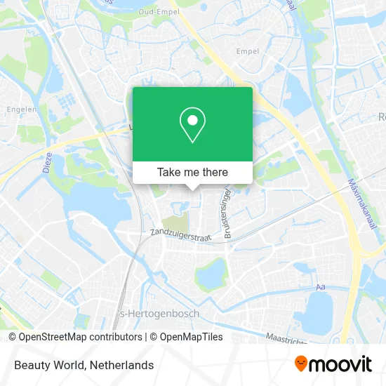 Beauty World map