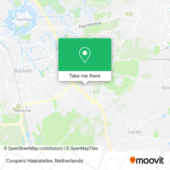 Coopers Haaratelier map