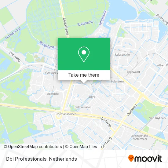 Dbi Professionals map