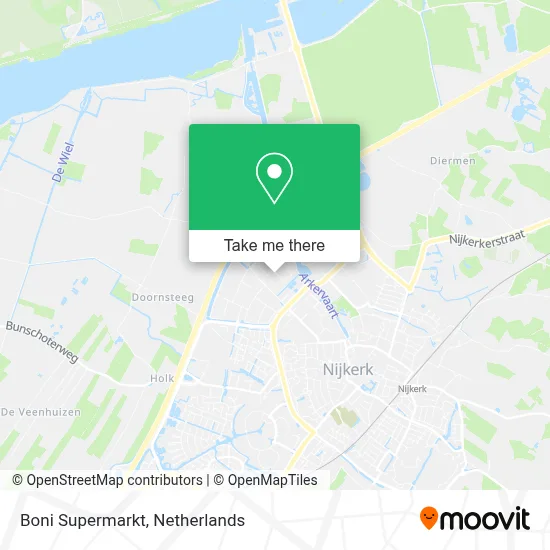 Boni Supermarkt map