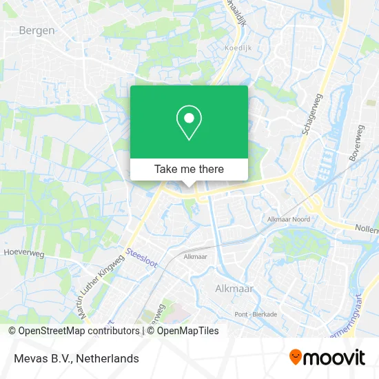 Mevas B.V. map
