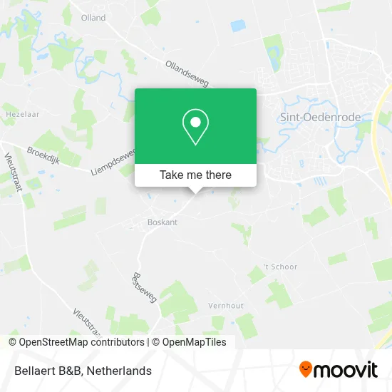 Bellaert B&B map