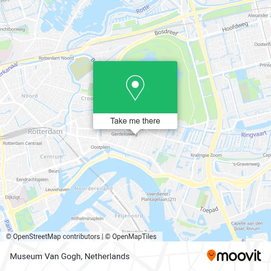 Museum Van Gogh map