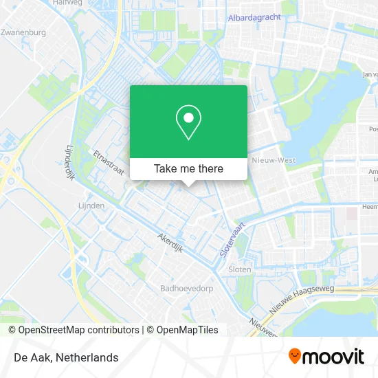 De Aak map
