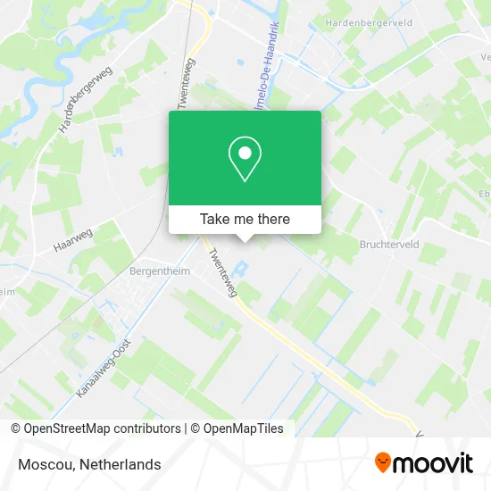 Moscou map