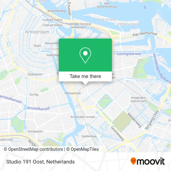 Studio 191 Oost map