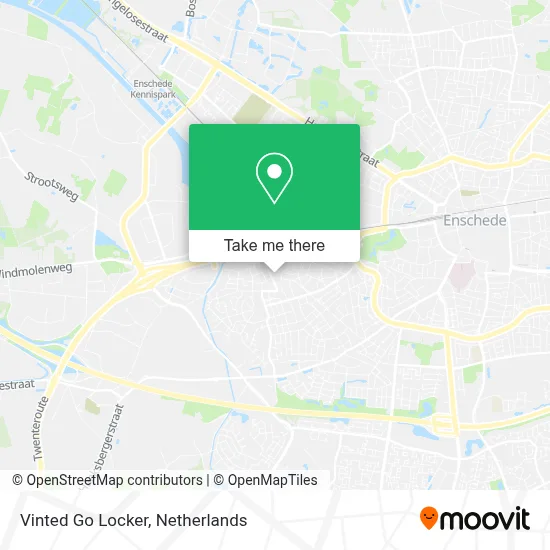 Vinted Go Locker map