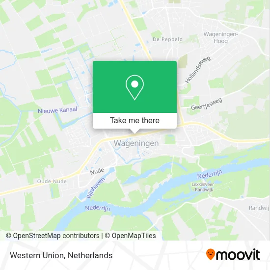 Western Union map