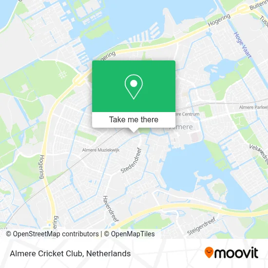 Almere Cricket Club Karte