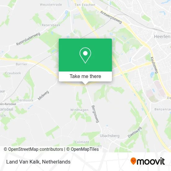 Land Van Kalk map