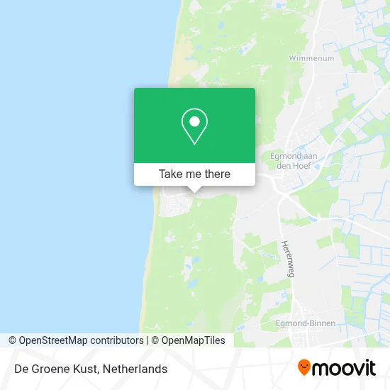 De Groene Kust map