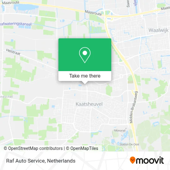 Raf Auto Service map