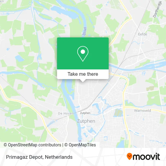 Primagaz Depot map