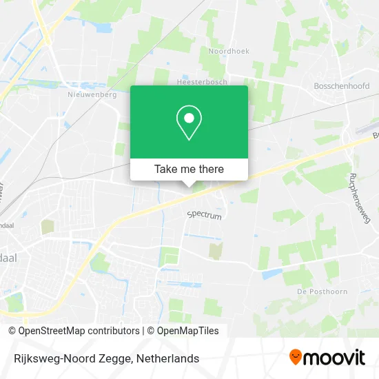 Rijksweg-Noord Zegge map