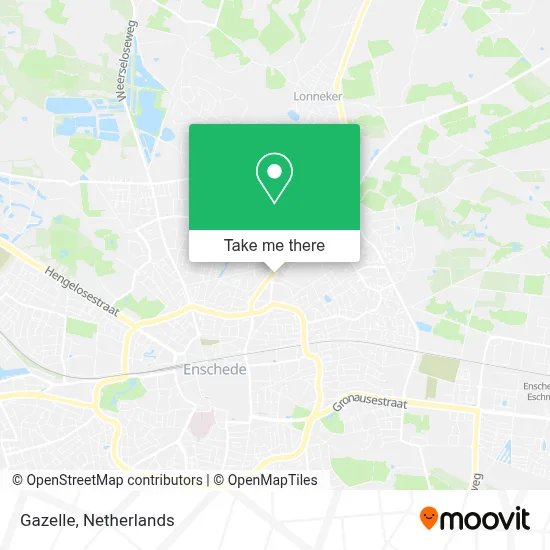 Gazelle map