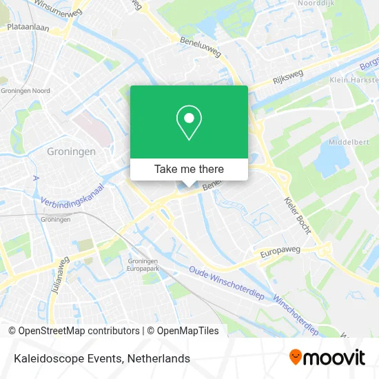 Kaleidoscope Events map