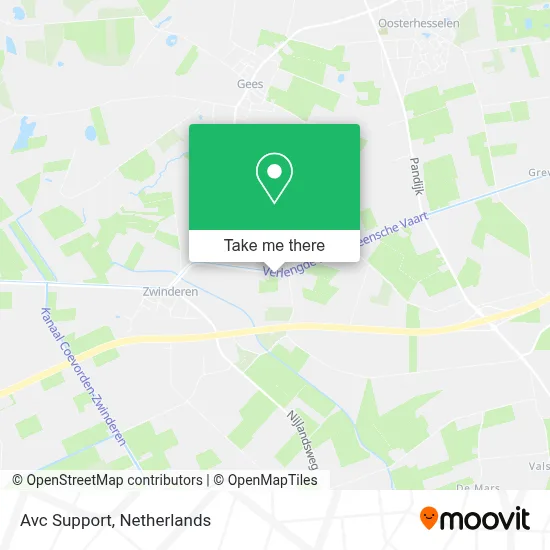 Avc Support map