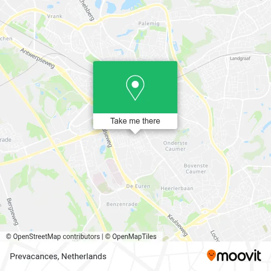 Prevacances map