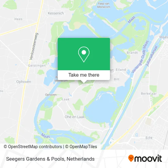 Seegers Gardens & Pools map
