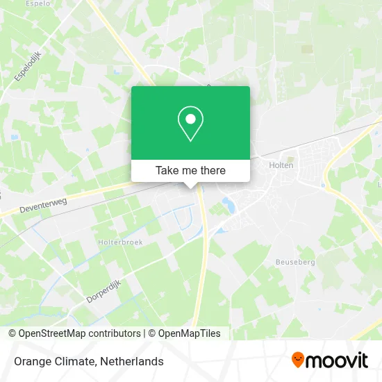 Orange Climate map