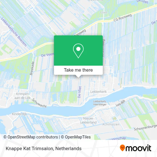 Knappe Kat Trimsalon map