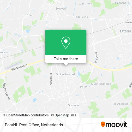 Postnl Postkantoor map