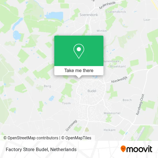 Factory Store Budel map