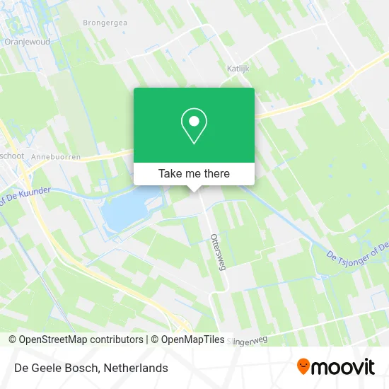 De Geele Bosch map