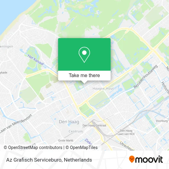 Az Grafisch Serviceburo Karte