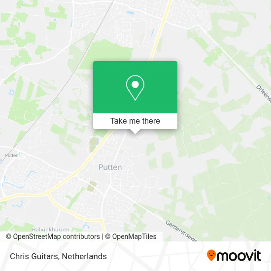 Chris Guitars map