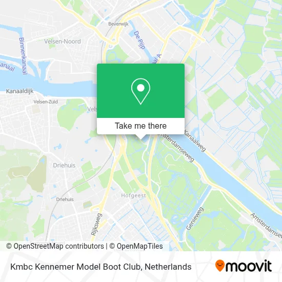 Kmbc Kennemer Model Boot Club map