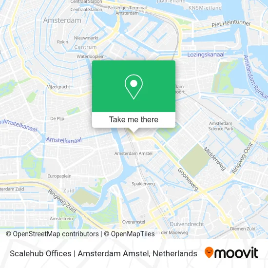 Scalehub Offices | Amsterdam Amstel map