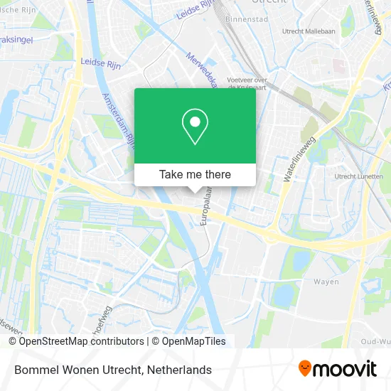 Bommel Wonen Utrecht map