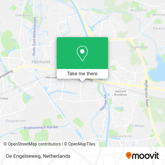 De Engelseweg map