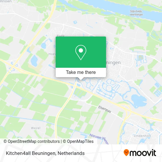 Kitchen4all Beuningen map
