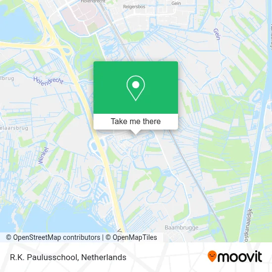 R.K. Paulusschool map