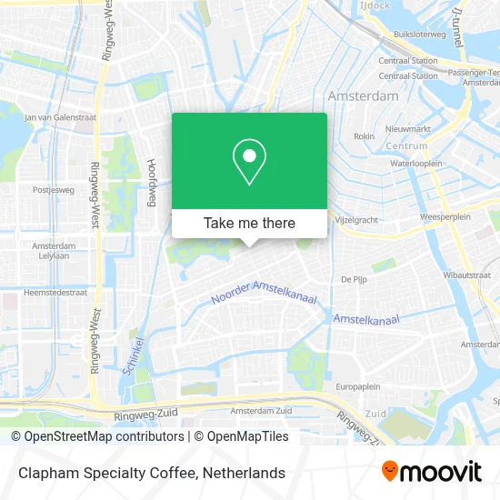 Clapham Specialty Coffee map