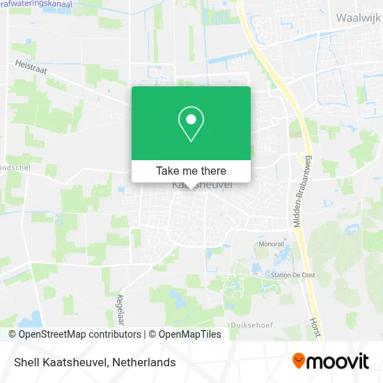 Shell Kaatsheuvel map