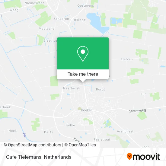 Cafe Tielemans map