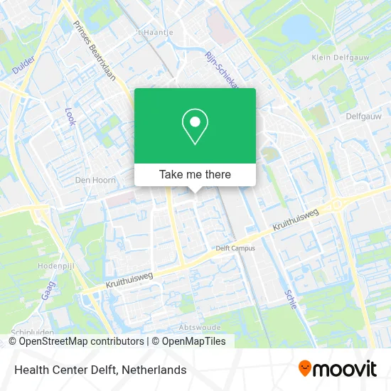 Health Center Delft map