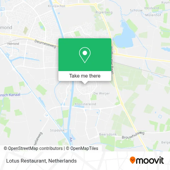 Restaurant Lotus map