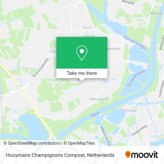 Hooymans Champignons Compost map