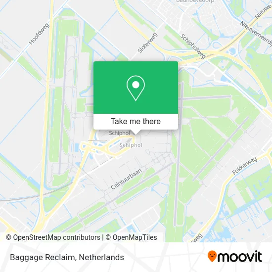 Baggage Reclaim map