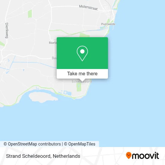 Strand Scheldeoord map