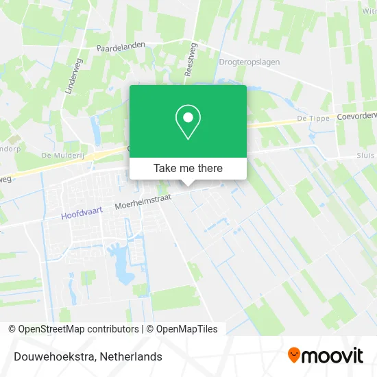 Douwehoekstra map