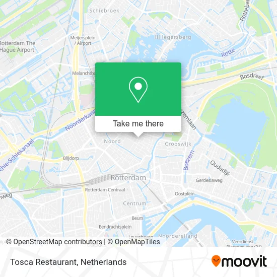 Restaurant Tosca map
