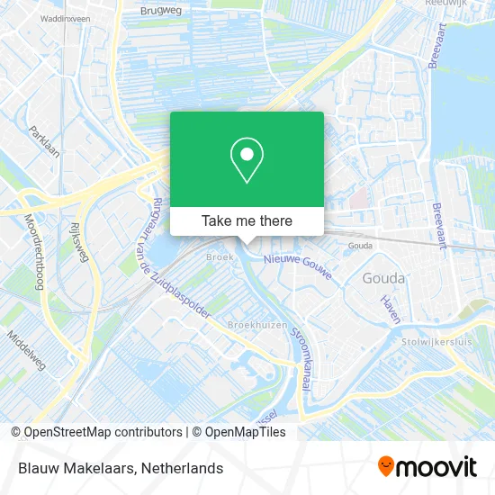 Blauw Makelaars map