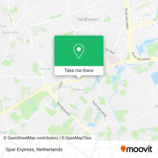 Spar Express map