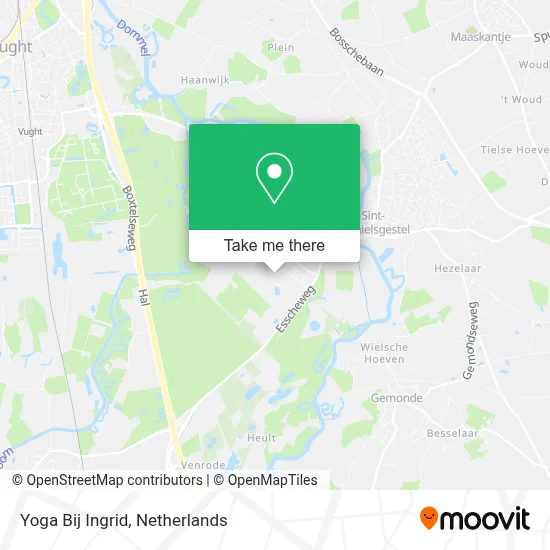 Yoga Bij Ingrid map